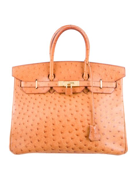 ostrich skin hermes birkin bag